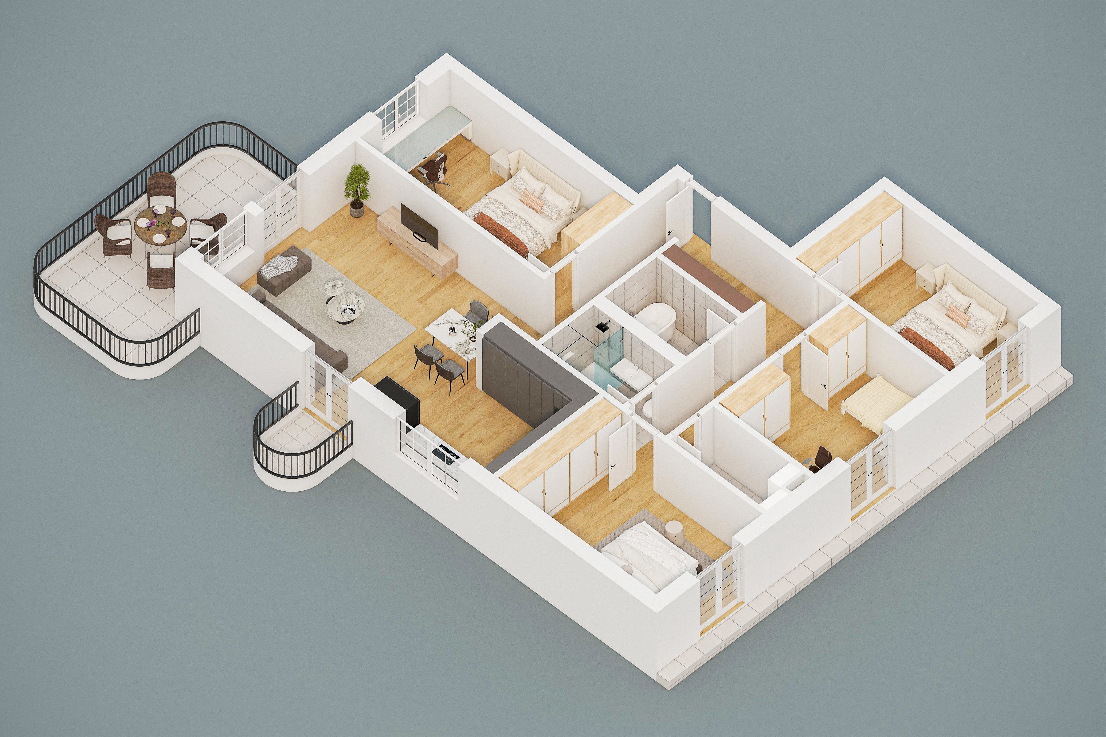 H-S Real Estate Solutions GmbH — Apartment – Bild 2 von 3
