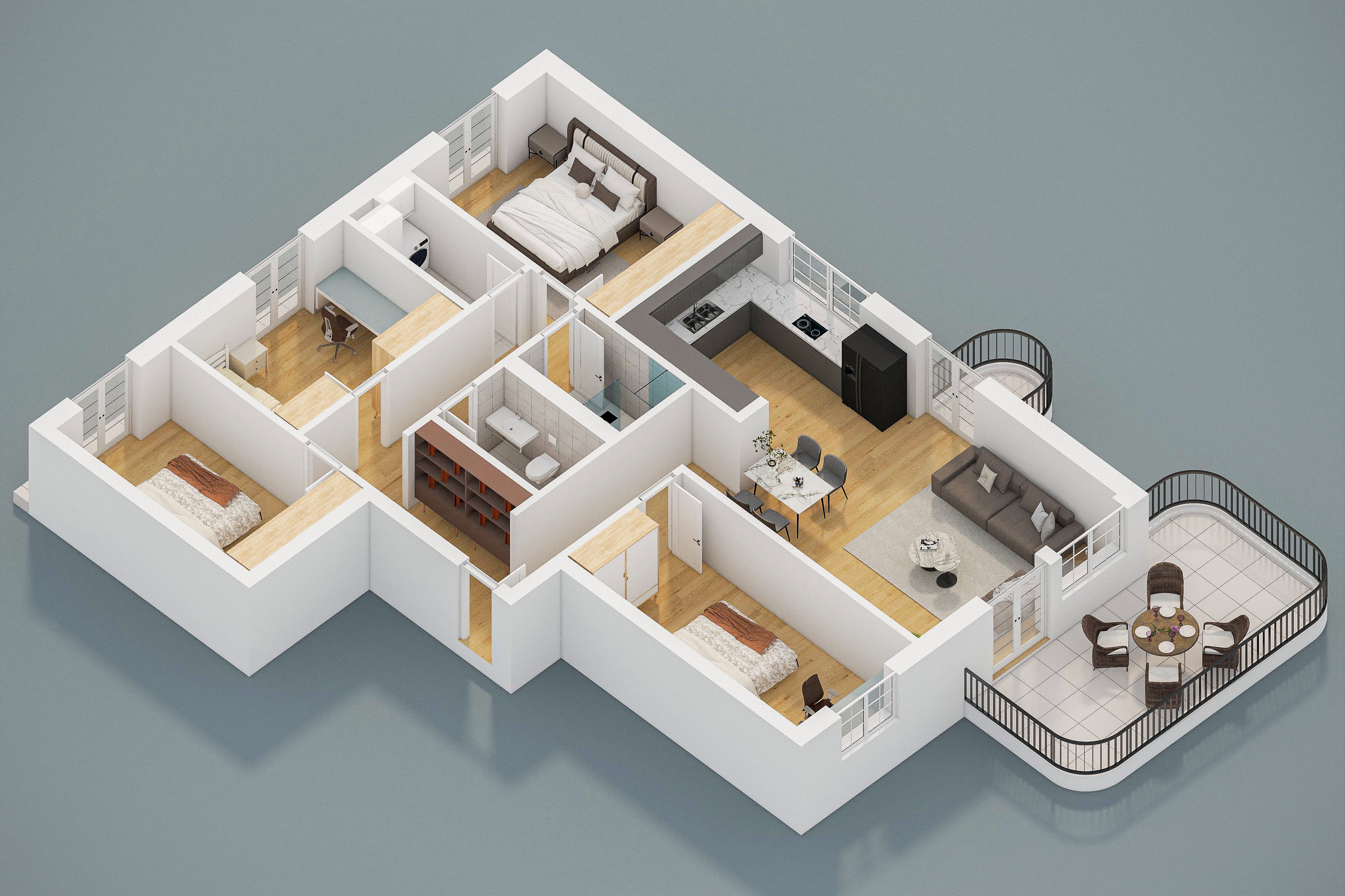 H-S Real Estate Solutions GmbH — Apartment – Bild 3 von 3