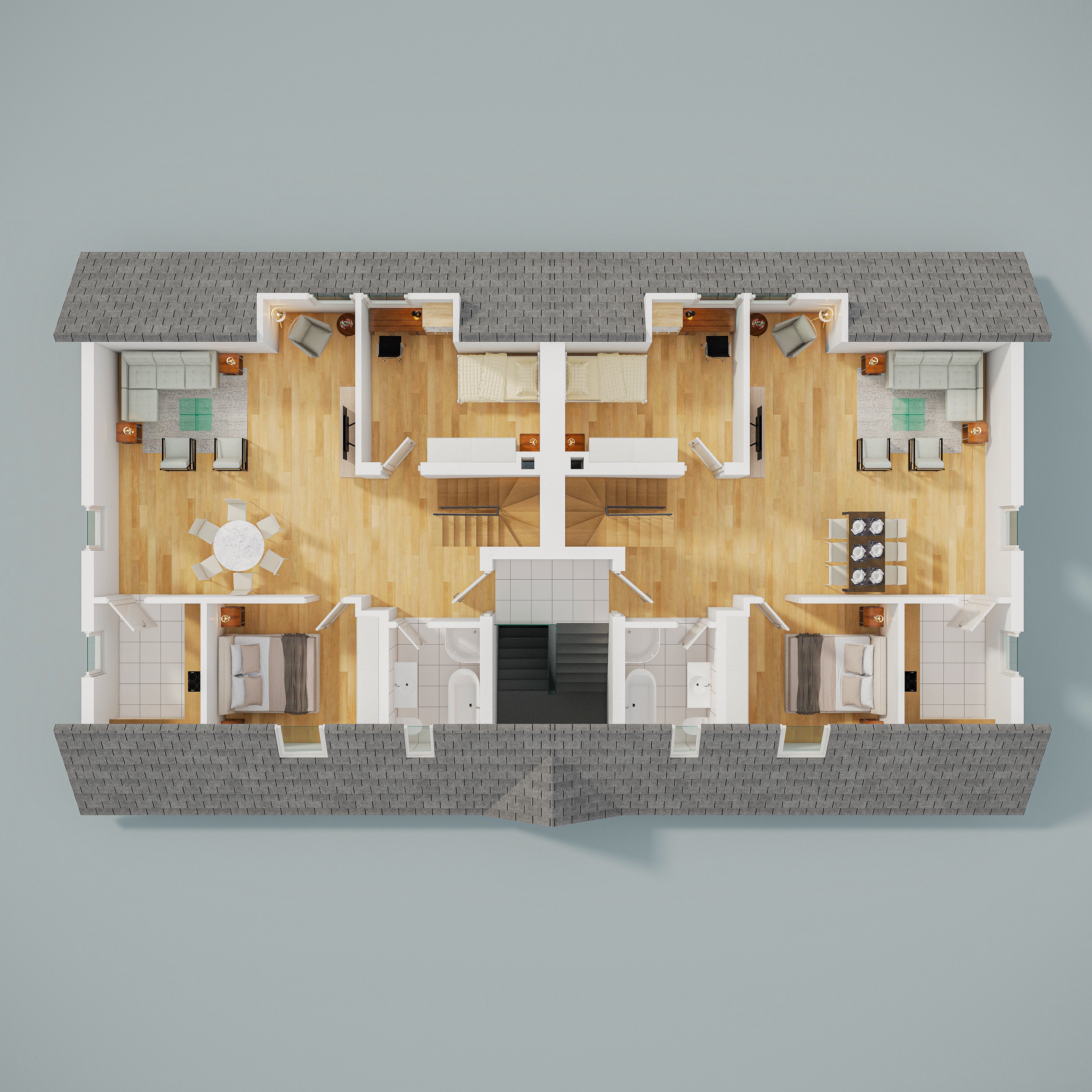 Weber Hausverwaltung — Dachgeschoss-Wohnung – Bild 2 von 3