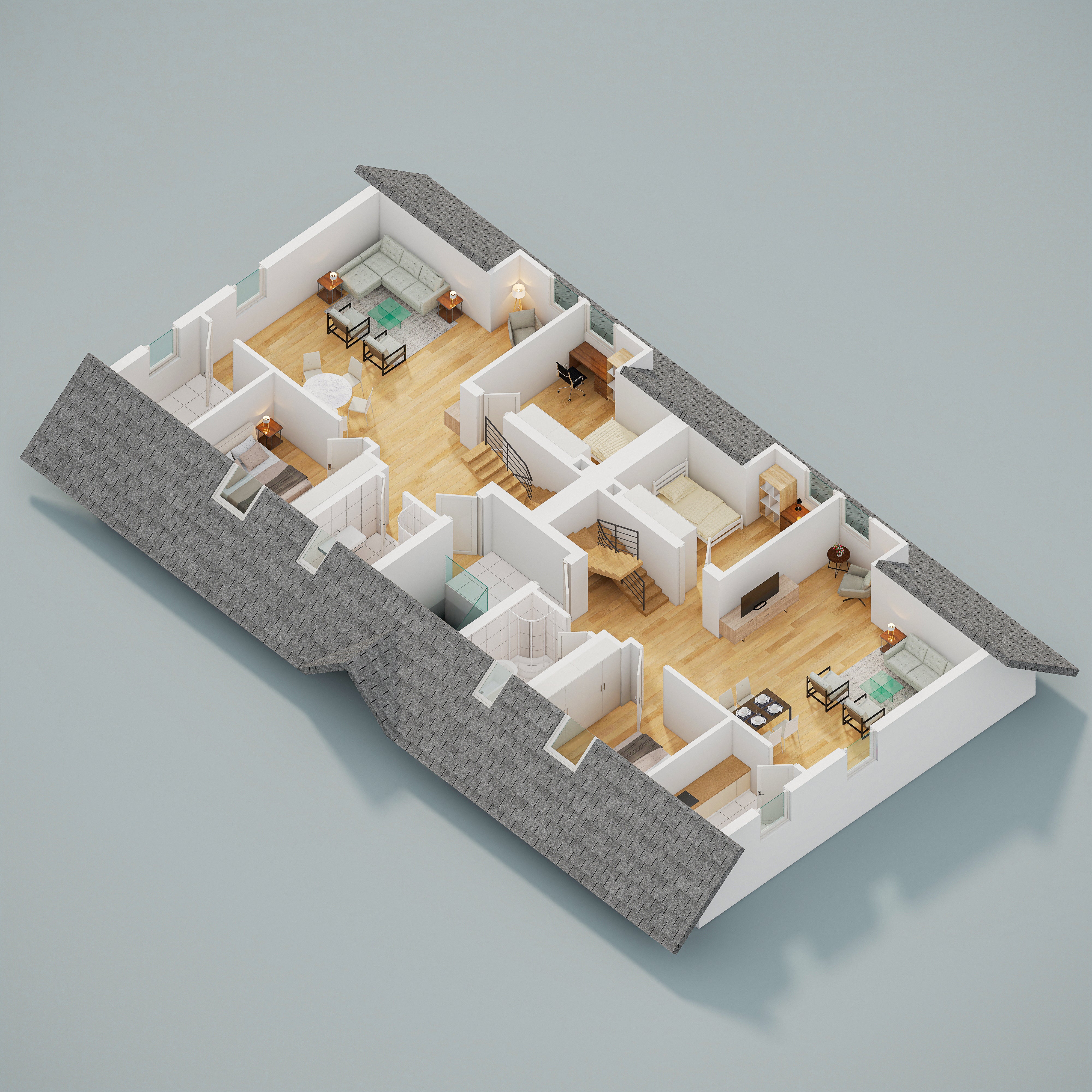 Weber Hausverwaltung — Dachgeschoss-Wohnung – Bild 3 von 3